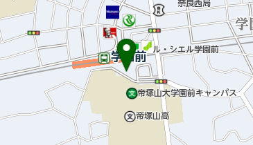 奈良市西部出張所の地図画像