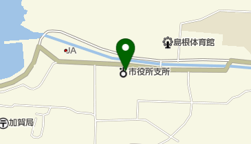 松江市島根支所の地図画像