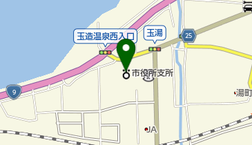 松江市玉湯支所の地図画像