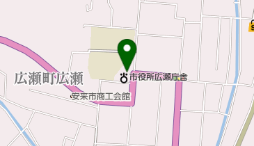安来市広瀬地域センターの地図画像