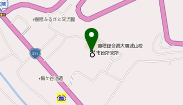 嘉麻市嘉穂庁舎の地図画像