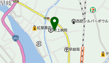 佐世保市早岐支所の地図画像