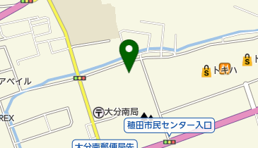 大分市稙田支所の地図画像