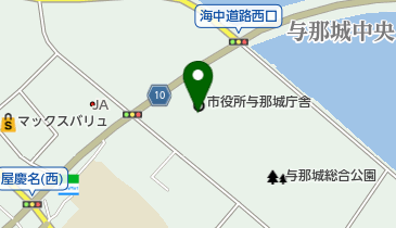 うるま市与那城庁舎の地図画像