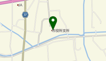 北上市和賀庁舎の地図画像