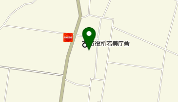 男鹿市若美支所の地図画像