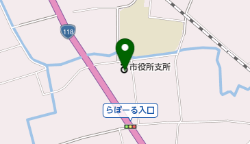 那珂市瓜連支所の地図画像