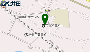 安中市松井田支所の地図画像