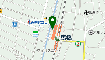 松戸市馬橋支所の地図画像