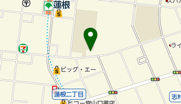 板橋区蓮根区民事務所の地図画像