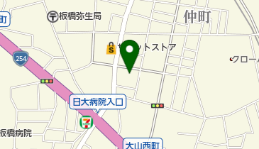 板橋区仲町区民事務所の地図画像