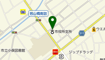 伊勢市小俣総合支所の地図画像