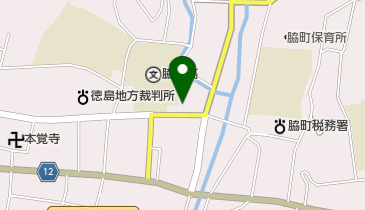 美馬市脇町庁舎の地図画像
