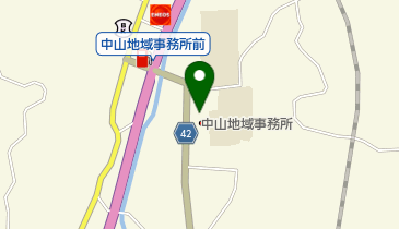 伊予市中山地域事務所の地図画像