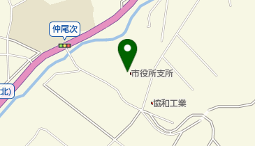 名護市羽地支所の地図画像