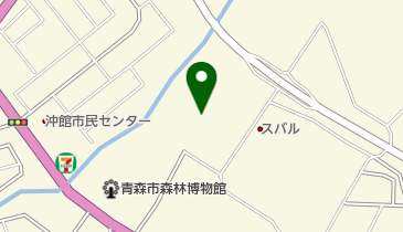 青森市柳川情報コーナーの地図画像