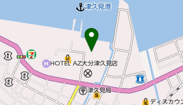 津久見市津久見港出張所の地図画像