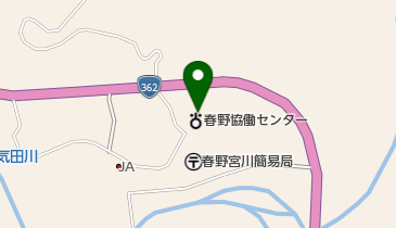 浜松市春野協働センターの地図画像