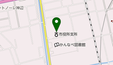 福山市神辺支所の地図画像
