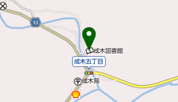 青梅市成木出張所の地図画像