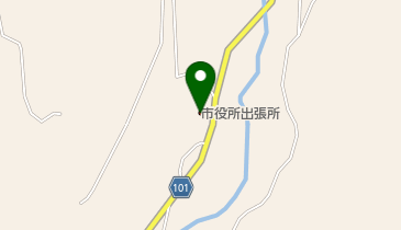 甲斐市睦沢出張所の地図画像