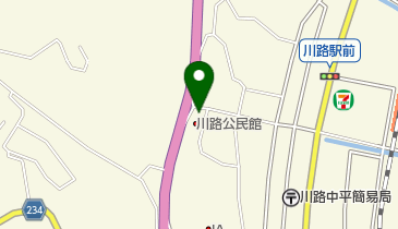 飯田市川路自治振興センターの地図画像