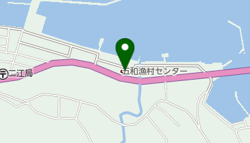 天草市二江出張所の地図画像