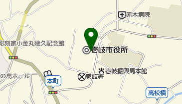 壱岐市郷ノ浦支所の地図画像