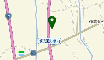 青森市横内情報コーナーの地図画像