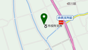 長浜市余呉支所の地図画像