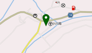 萩市小川支所の地図画像