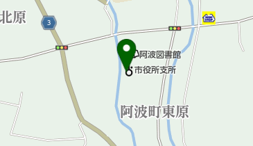 阿波市阿波支所の地図画像