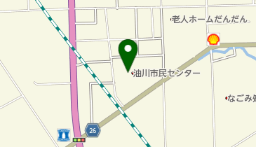 青森市油川市民センターの地図画像