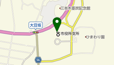 大崎市三本木総合支所の地図画像