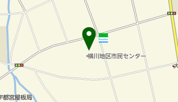 宇都宮市横川地区市民センターの地図画像