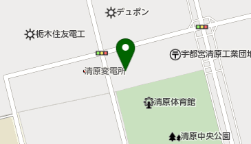 宇都宮市清原地区市民センターの地図画像