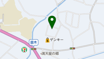 中津川市苗木事務所の地図画像