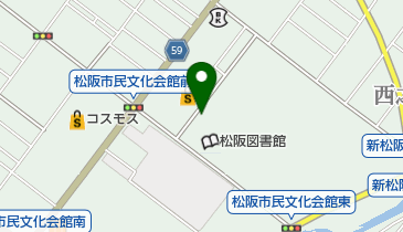 松阪市橋西地区市民センターの地図画像