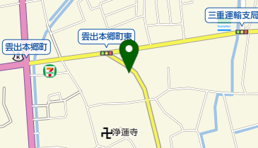 津市雲出出張所の地図画像