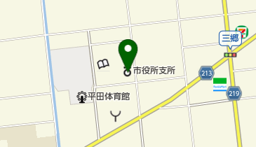 海津市平田支所の地図画像