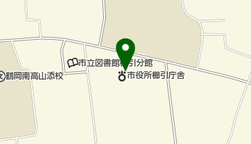 鶴岡市櫛引庁舎の地図画像