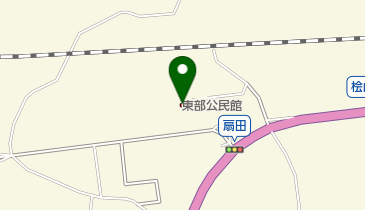 能代市扇淵地域センターの地図画像