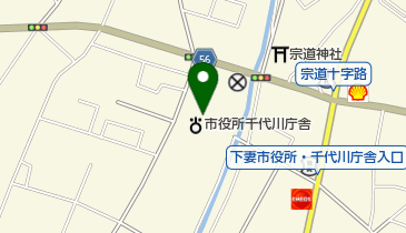 下妻市千代川庁舎の地図画像