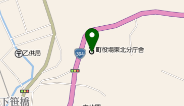 上北郡東北分庁舎の地図画像