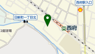 府中市西部出張所の地図画像