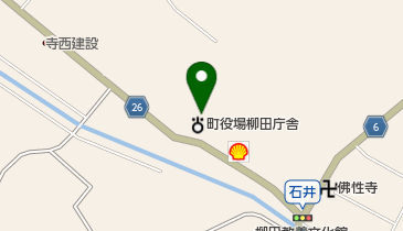 鳳珠郡柳田庁舎の地図画像