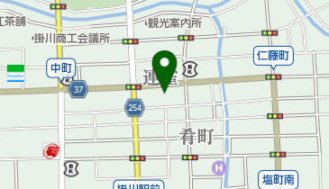 掛川市連雀出張所の地図画像