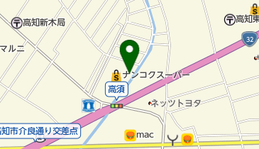 高知市高須窓口センターの地図画像