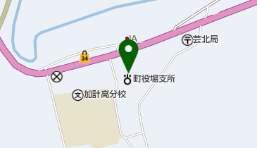 山芸北支所の地図画像