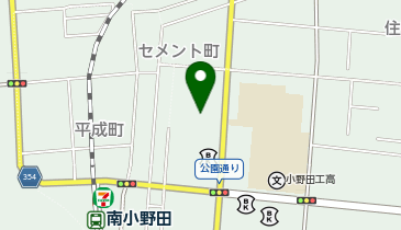 山陽小野田市公園通出張所の地図画像